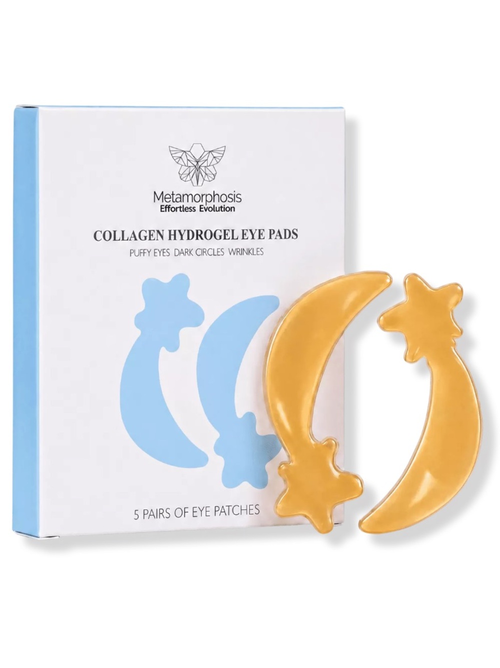 ✨ Metamorphosis Magic Moon Collagen Hydrogel Eye Pads | 5 Pairs | Factory Sealed